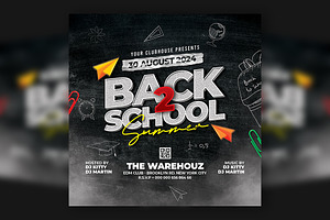Back To School Flyer Template, a Flyer Template by Artonix