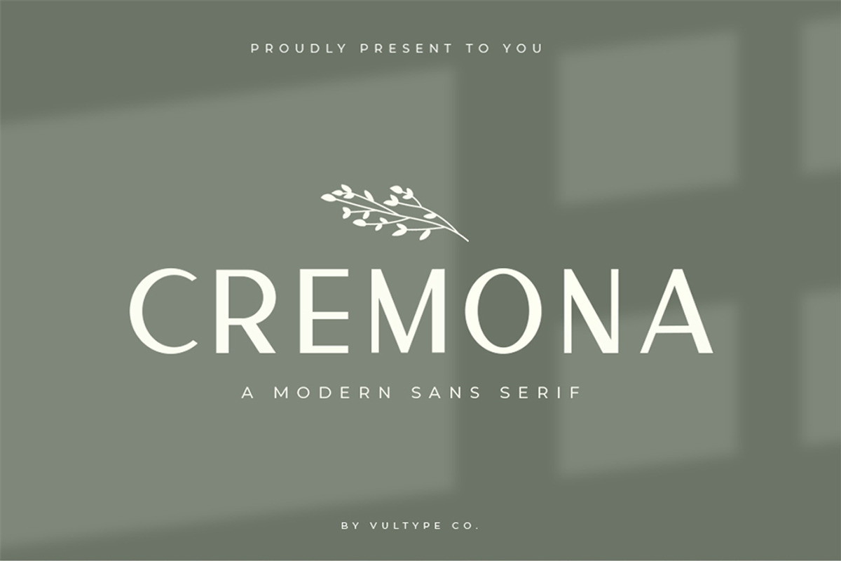 Cremona - Minimal Sans Serif