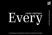 Every Core, a Serif Font by TypeThis!Studio (Thumbnail 1 of 10)