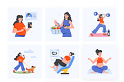 Pregnant Woman Icons, a Duotone Icon by Vectors Market (Thumbnail 9 of 13)