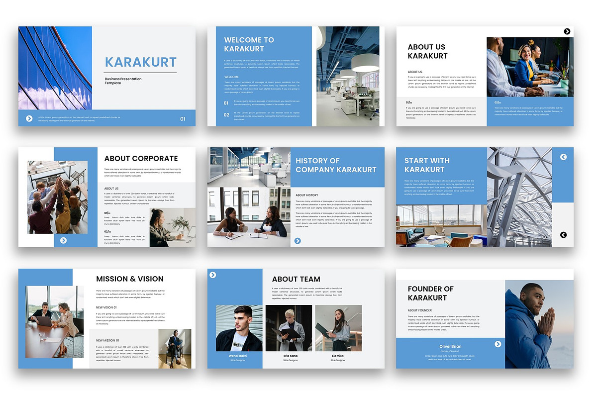 Karakurt – Business Google Slide, a Presentation Template by kreatifreya (Photo 2 of 5)