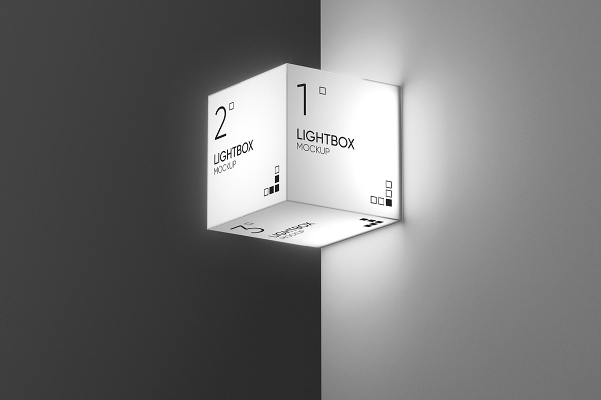 Light Box Mockup, an Advertising Mockup by WebAndCat (Photo 7 of 10)