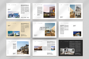 Architecture Landscape Template, a Brochure Template by PrintIdea