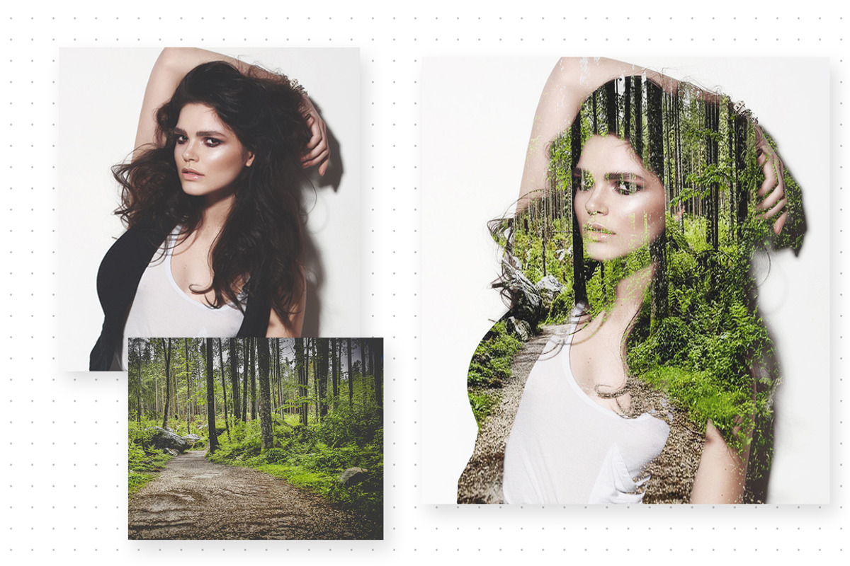 Double Exposure Photoshop Action Pro, an Action Add-On by Krystal Designs Co. (Photo 4 of 7)