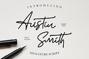 Austin Smith - Signature Script, a Script Font by Vroz Studio (Thumbnail 1 of 8)