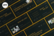 Green Orange Company Profile PPT, a Presentation Template by graphicook (Thumbnail 2 of 8)