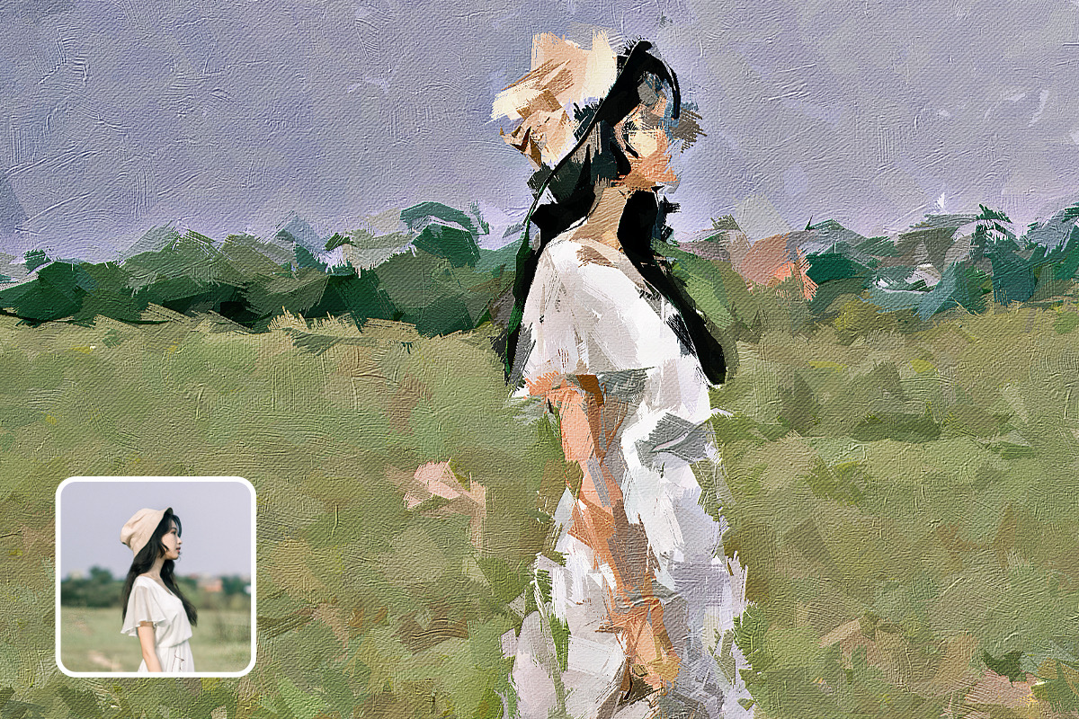 Impressionist Oil Painting Effect, an Action Add-On by DesignRocket (Photo 5 of 7)