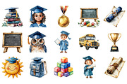 Preschool Graduation PNG Clipart, an Illustration by Designking (Thumbnail 2 of 5)
