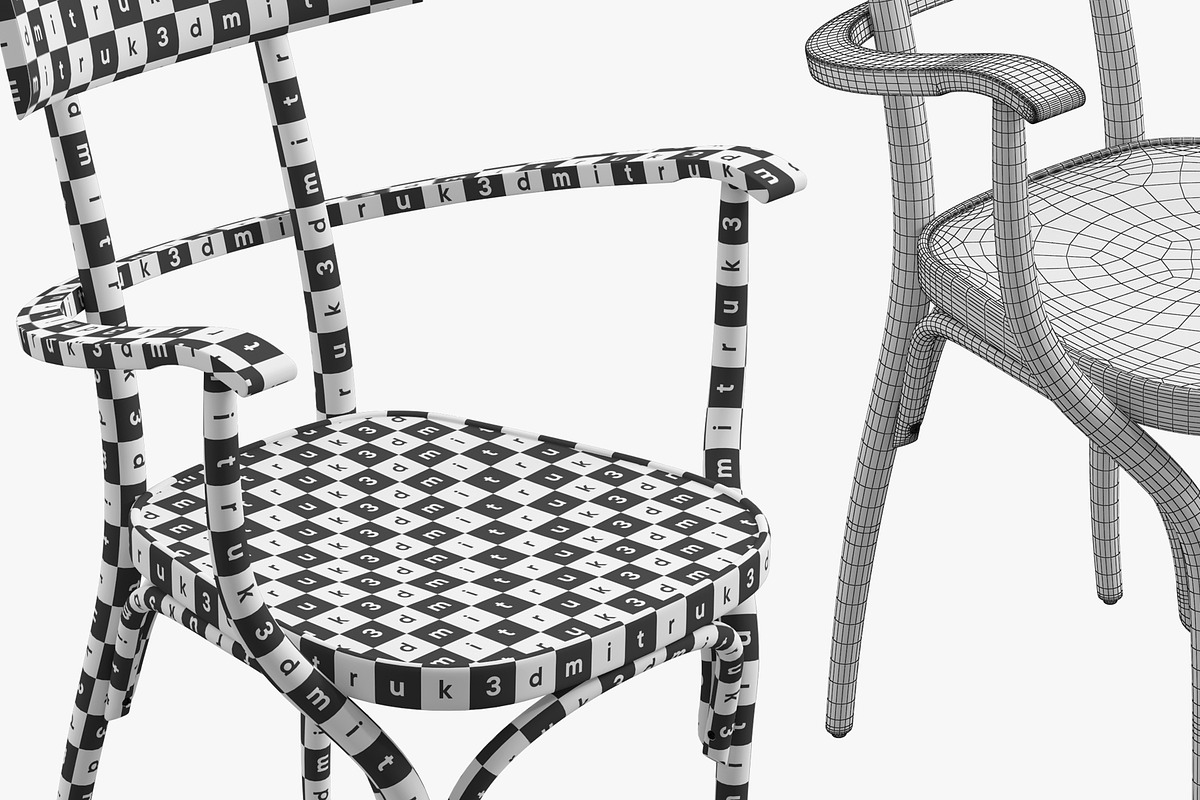 Czech armchair, a Furniture 3D Model by 3dmitruk (Photo 12 of 13)