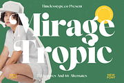 Mirage Tropic Modern Serif Font, a Serif Font by timelesstype.co (Thumbnail 1 of 20)