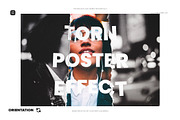 Torn Paper Poster Photo Effect, a Product Mockup by Custom Scene (Thumbnail 8 of 10)