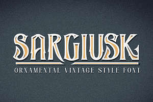 Sargiusk - Vintage Font