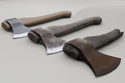 Axe set, an Object 3D Model by mockupzz (Thumbnail 3 of 6)