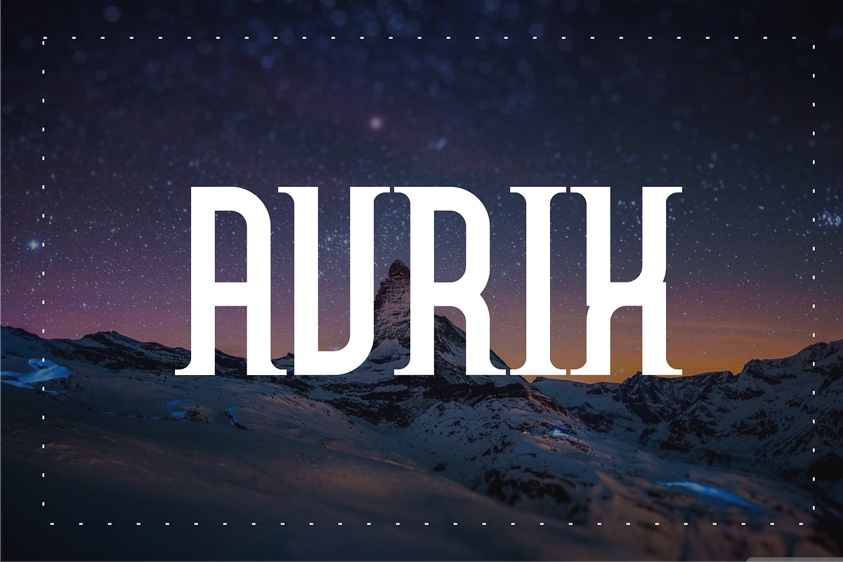 Aurix, a Serif Font by riotama85 (Photo 1 of 5)