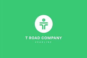 T Road Logo Template.