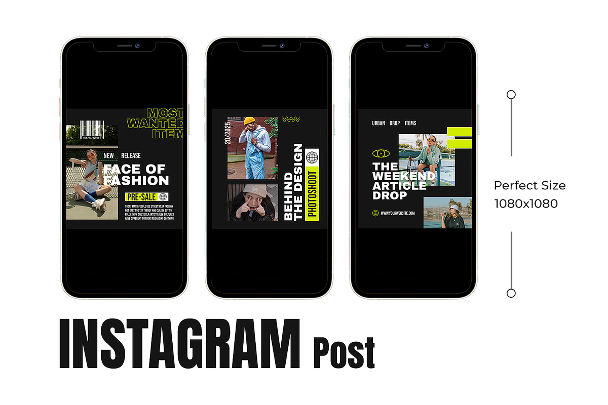 Twils Streetwear Instagram Template, a Social Media Template by Shinra Labs (Photo 3 of 5)