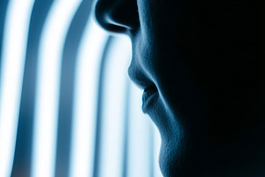 Silhouette of human face illuminated, a Person Photo by MistyDay