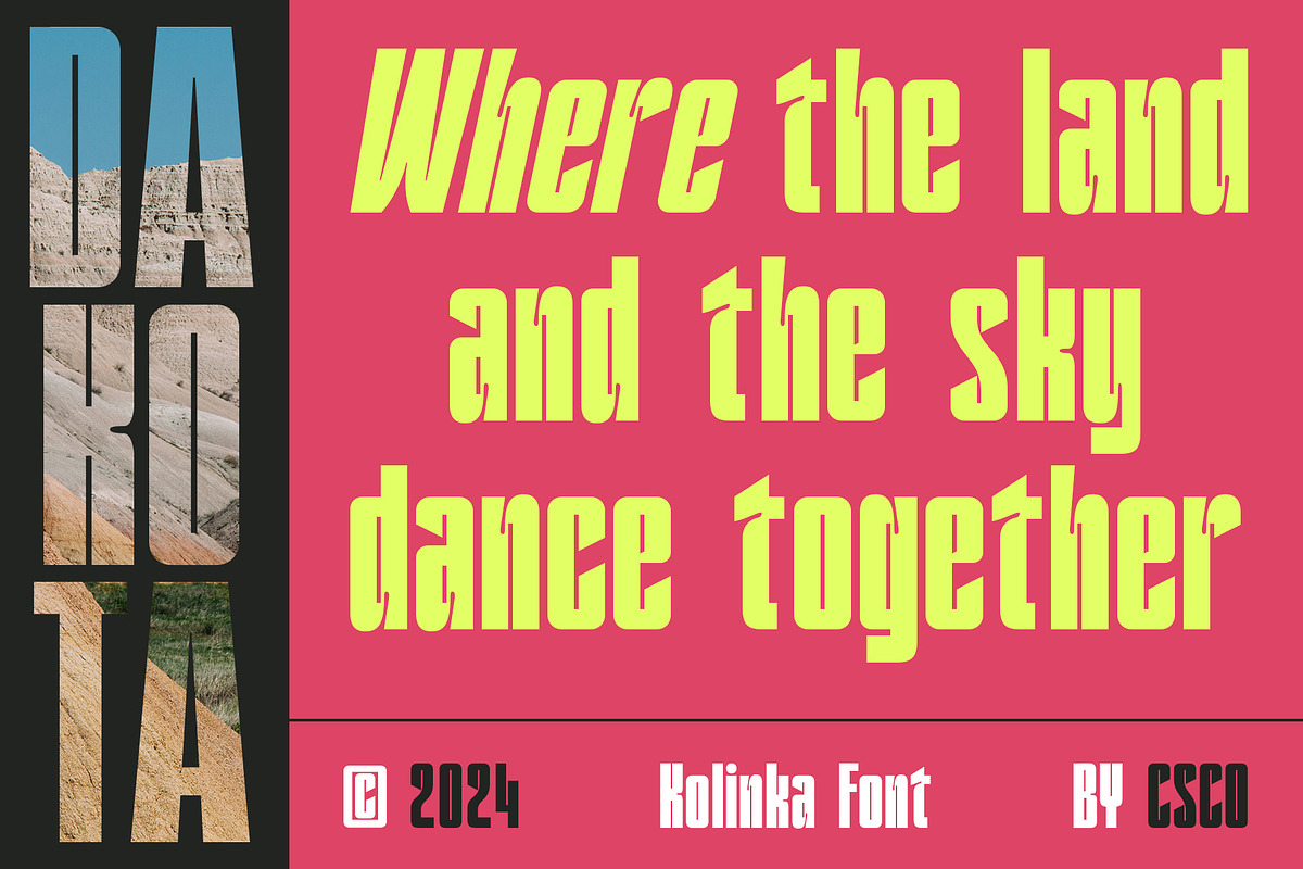 Kolinka – Inktrap Font, a Sans Serif Font by Craft Supply Co. (Photo 2 of 8)