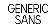 Generic Sans JNL, a Sans Serif Font by Jeff Levine Fonts (Thumbnail 2 of 5)