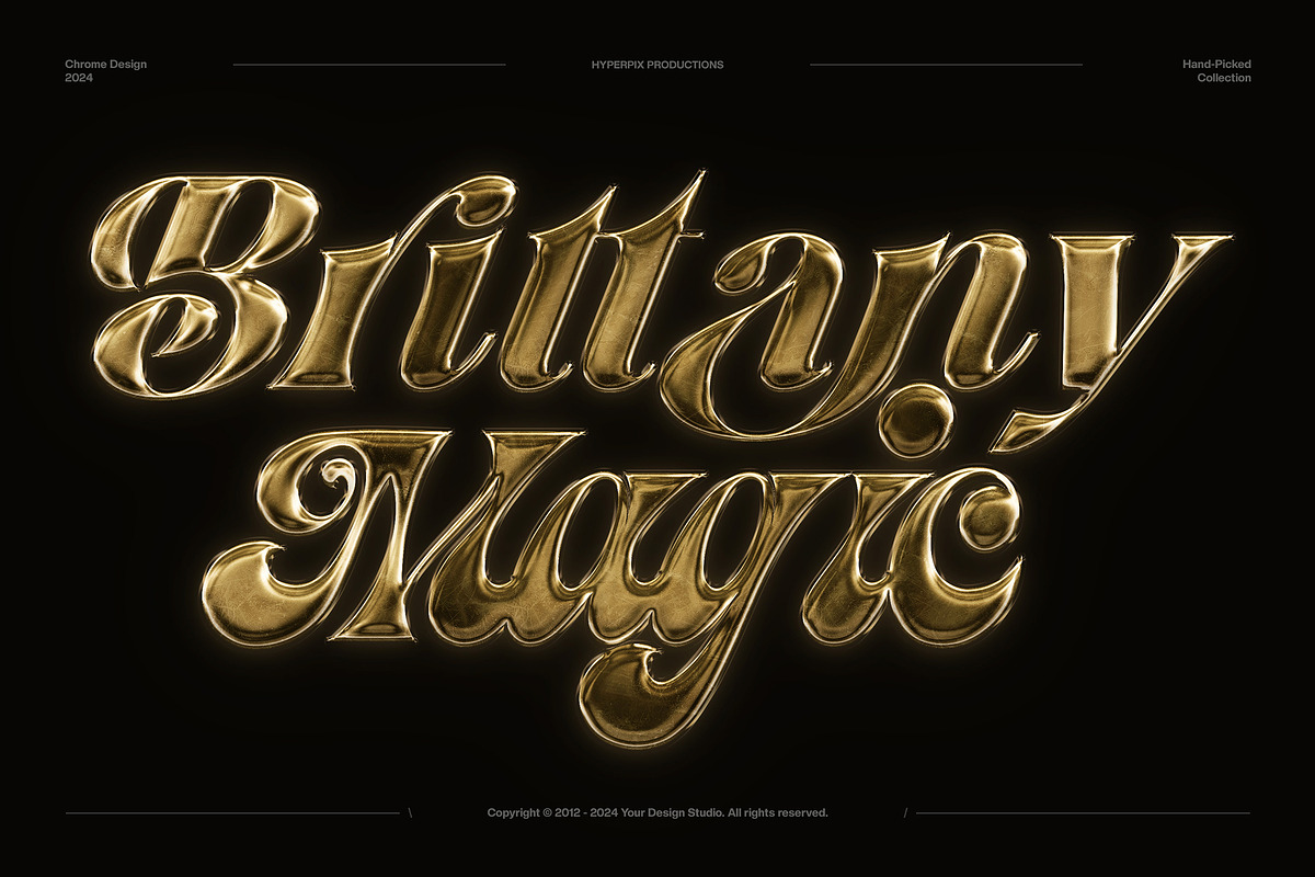 Chrome Text Effects Bundle 02, a Layer Style Add-On by Hyperpix Productions (Photo 10 of 48)