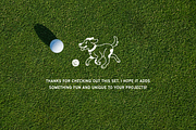 Golf Icon Set, a Sport Illustration by Veyla (Thumbnail 9 of 9)