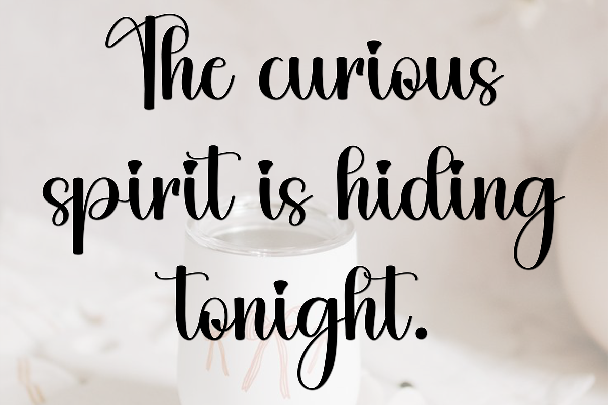 Outside Wedding, a Handwritten Font by InermediaSTUDIO (Photo 3 of 7)