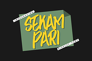 SEKAM PARI - Display Font, a Font by GFRcreative (Thumbnail 1 of 6)