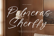 Palmeras Sherffy, a Script Font by operatype.co (Thumbnail 1 of 15)