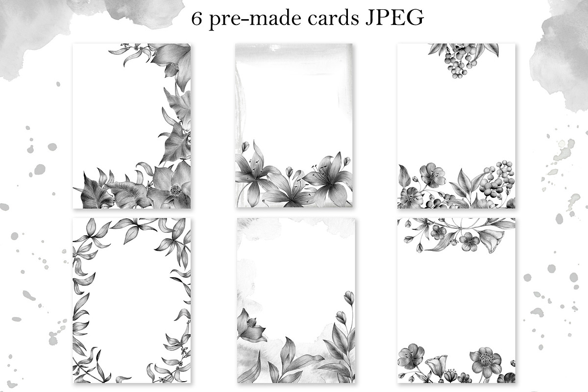 Flower Mix, a Decorative Illustration by ViсkyArtDesign (Photo 5 of 9)