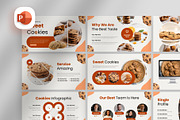 Tasty Cookies PowerPoint Template, a Presentation Template by Digitcase x Wealthwells (Thumbnail 1 of 3)