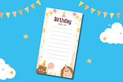 Cute Happy Birthday Wish List, a Templates & Theme by TemplateCastleStore (Thumbnail 7 of 9)