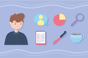 employee were hiring, an Object Illustration by studiogstock
