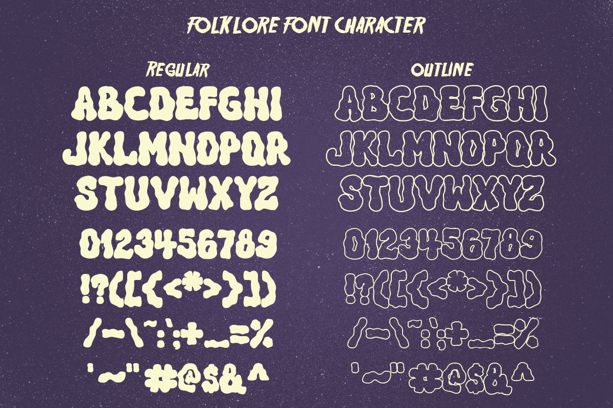 Folklore - Spooky Halloween Font, a Font by Dharmas Foundry (Photo 13 of 13)