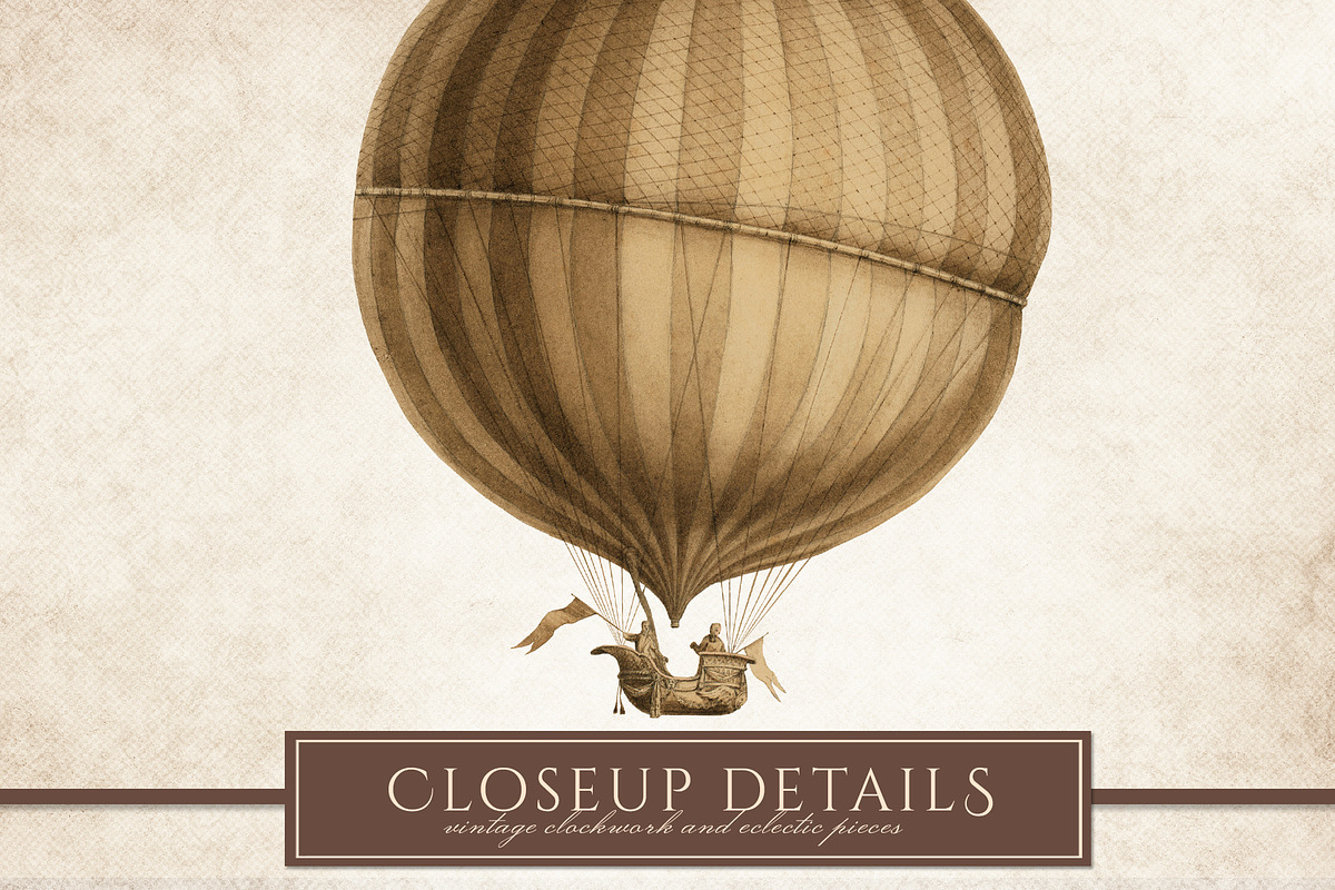 Steampunk Clipart Set, an Illustration by Secret Helper (Photo 5 of 7)