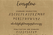 Everglow Script Font Duo, a Script Font by Deeezy (Thumbnail 7 of 7)
