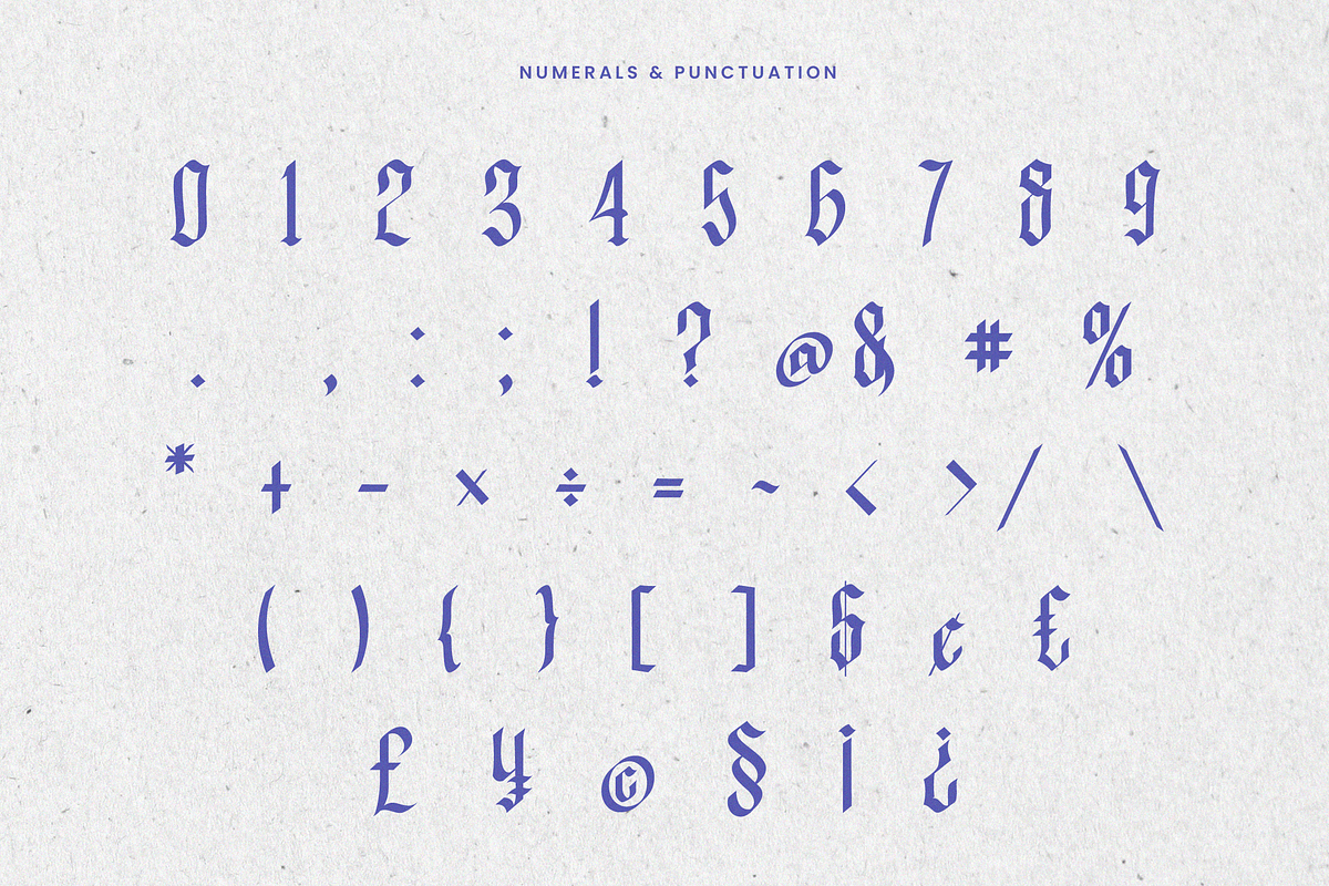 Westend Ridge - Blackletter Font, a Blackletter Font by Randi Irvan | Rvandtype (Photo 12 of 12)