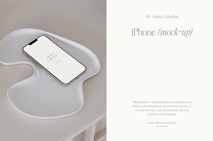 The Amina Collection - iPhone MockUp