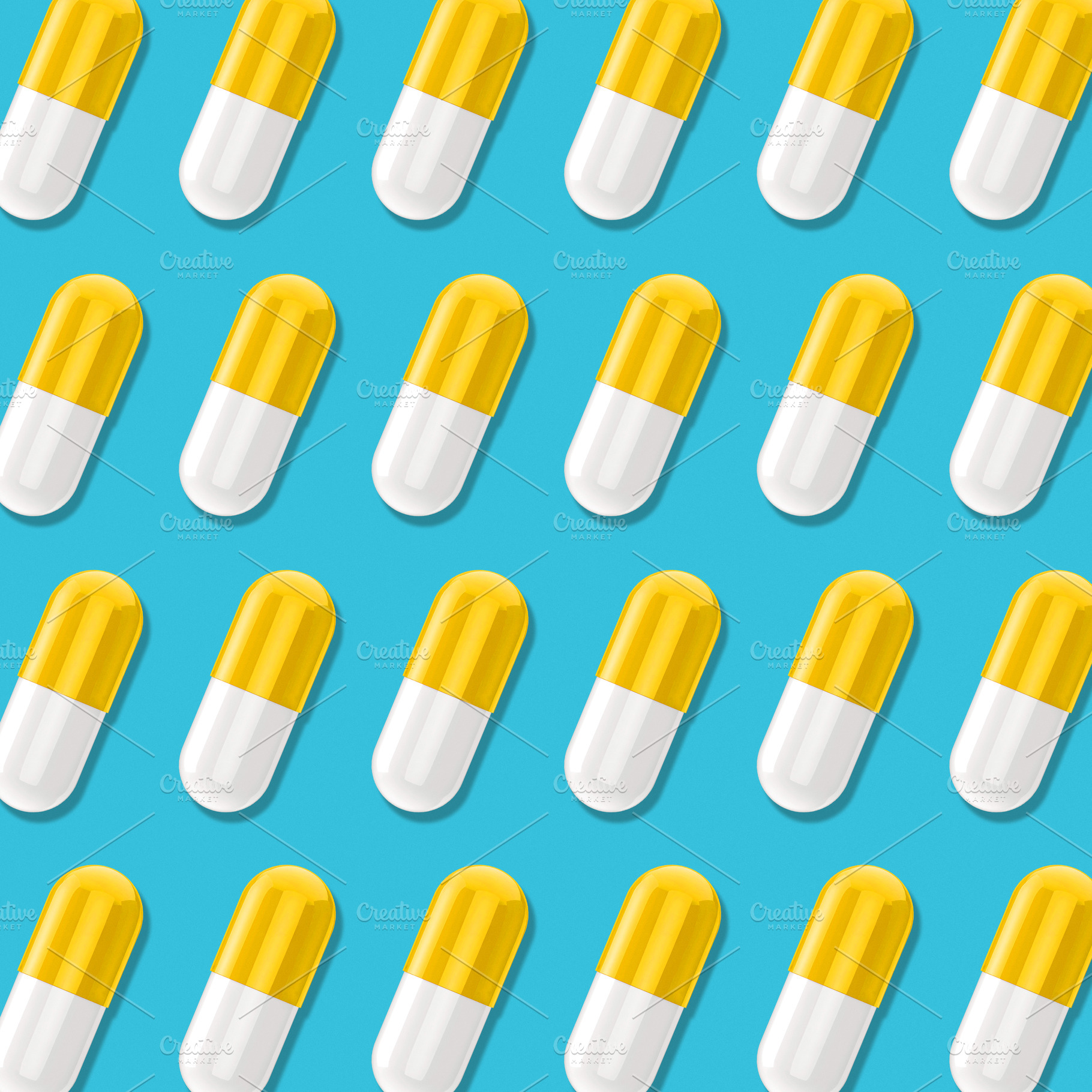 Medical texture with set of pills, a Health & Medical Photo by BOOCYS