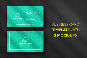 Dental Business card & 3 Mock-up