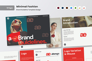 Alter Ego - Fashion Brand Guidelines, a Magazine Template by productype1