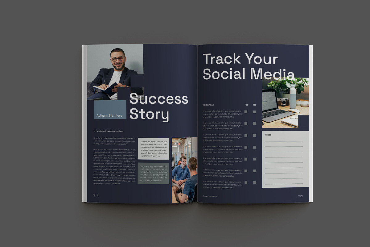 Corporate Training Workbook, a Brochure Template by Neermana (Photo 3 of 10)