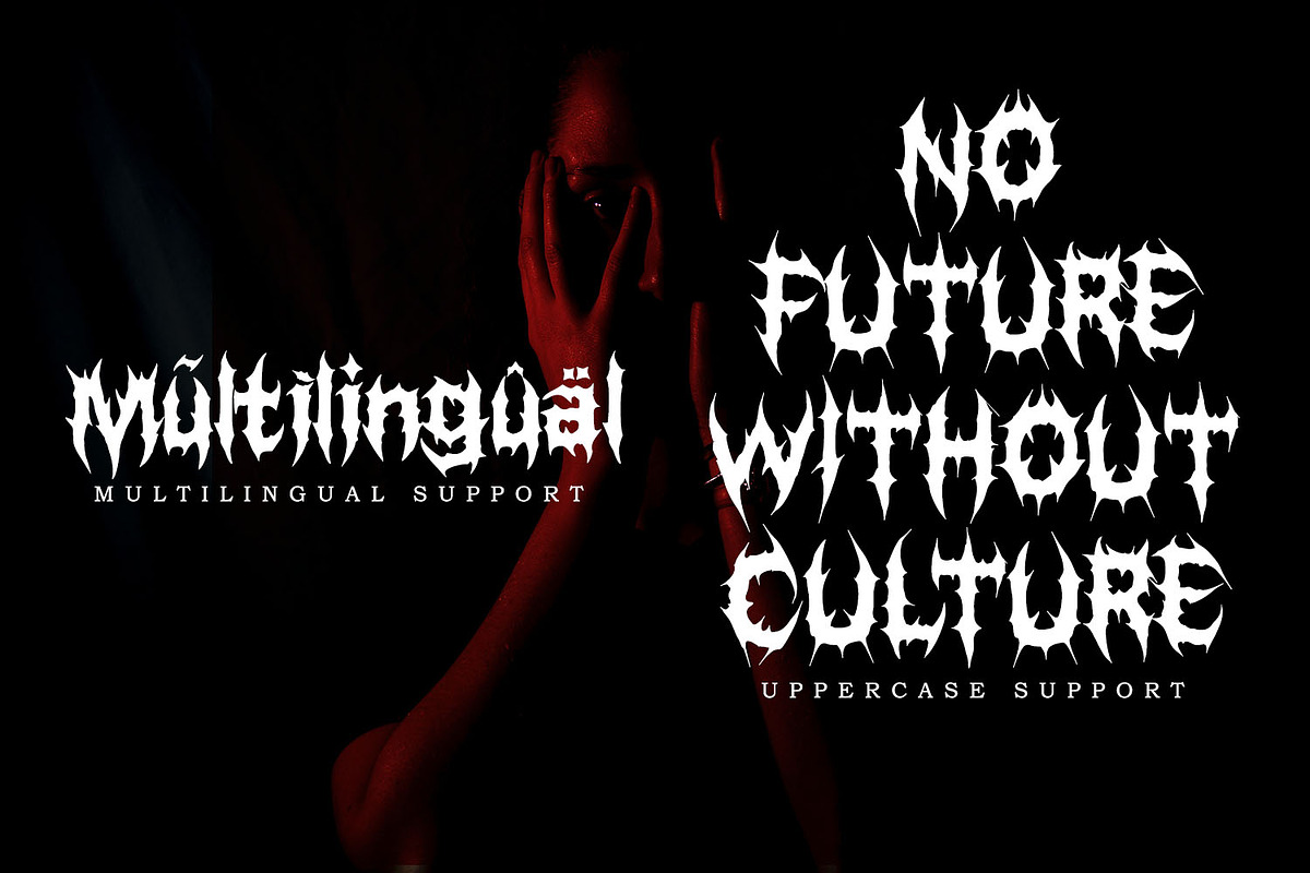 Slaughter, a Font by NUGS (Photo 4 of 6)