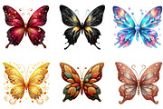 Glitter Butterfly Sublimation Clipar, an Illustration by DreamArtGraphic (Thumbnail 2 of 4)