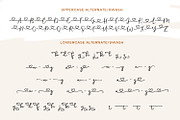 Crowd Heart Script, a Script Font by Siwox Studios (Thumbnail 9 of 10)