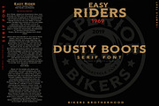 DUSTY BOOTS - Serif font, a Serif Font by Artistic & Unique (Thumbnail 7 of 8)