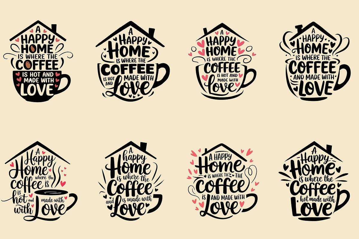 A Happy Home Is Where The Coffee, an Object Graphic by Printable Treasure (Photo 2 of 2)