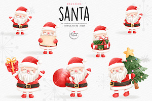 Christmas Clipart, Santa Claus