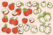 Apple Fruit Line Art Illustration, a Food Illustration by Adora ARTS (Thumbnail 2 of 9)