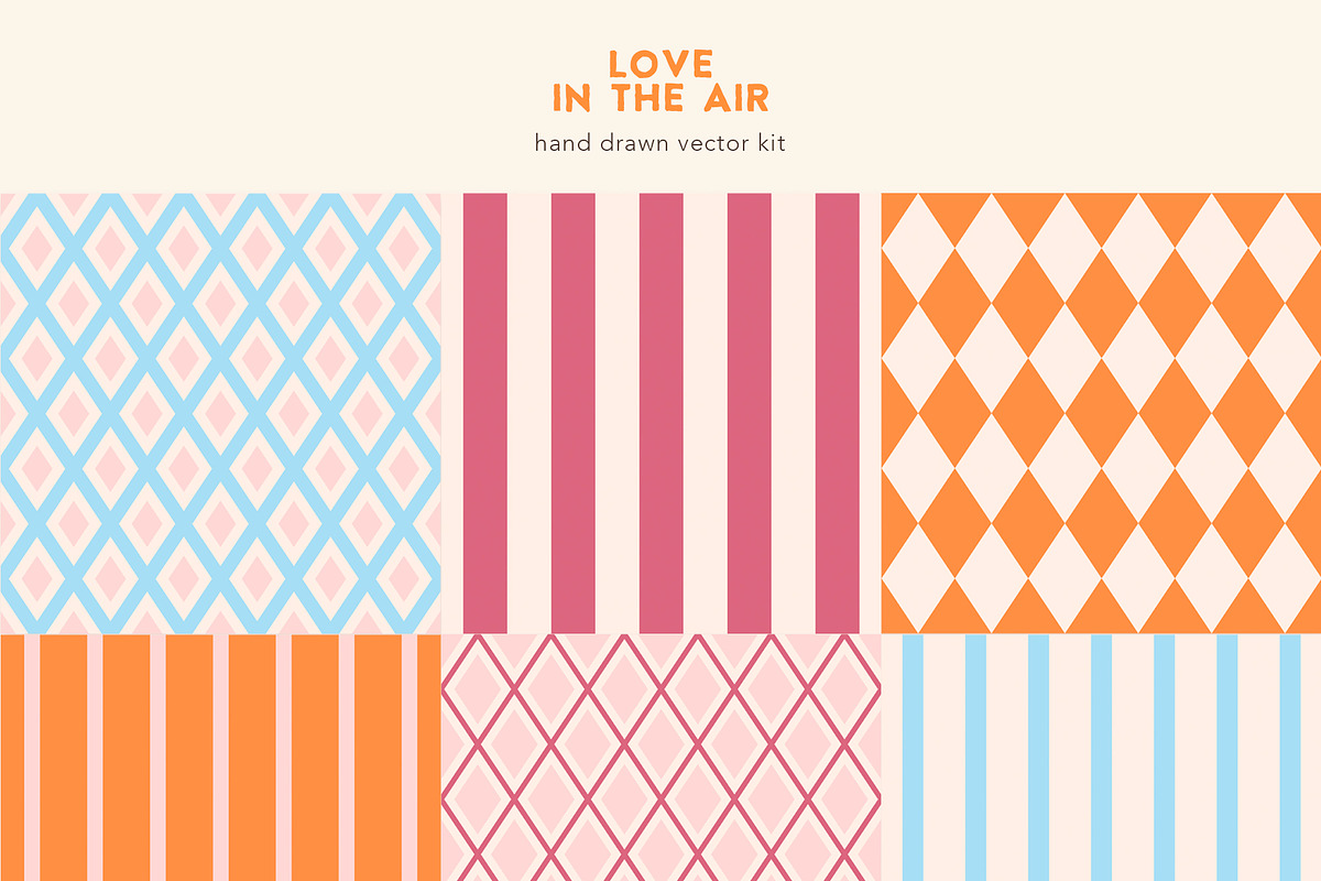 Love in the Air Romantic Vector Kit, a Person Illustration by Volha Studio (Photo 9 of 11)