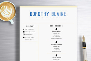 Resume Template Dorothy